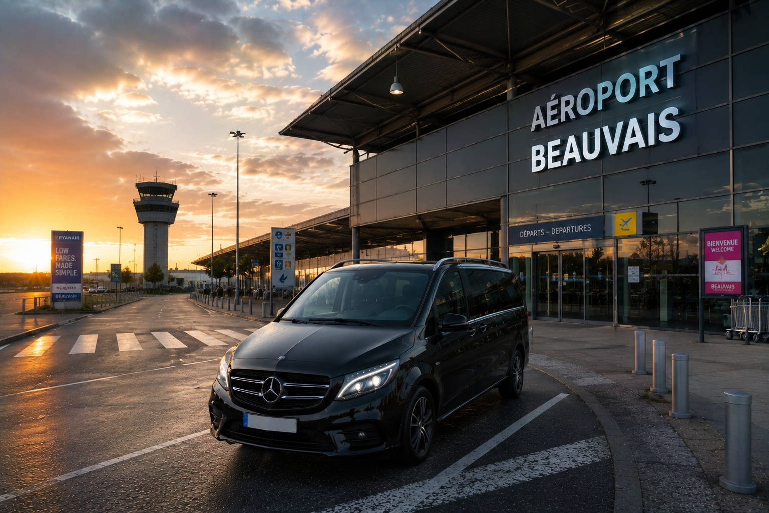 Beauvais →  Disneyland Paris
